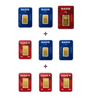 Nadir Gold 24 Ayar 19 Gram Altın (1 Ad 5 Gram Altın + 4 Ad 2,5 Gram Altın + 4 Ad 1 Gram Altın )
