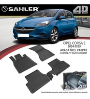 Opel Corsa E Havuzlu Paspas 4,5D Sahler 2014-2019