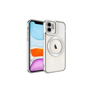 Apple İphone 12 Kılıf Kross Magneticsafe Kapak - Gümüş