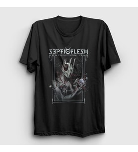 Presmono Unisex Siyah Revolution Septicflesh T-Shirt 172821tt