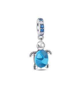 Fubena Murano Camı Denizi Kaplumbağası Sallantılı Charm