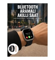 Yeni Nesil Akıllı Saat, Nabız Ölçer, Android ve iOS Uyumlu, Sesli Asistan