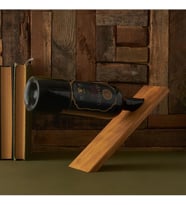 Ahşap Şişe Tutucu - Tekli Stand