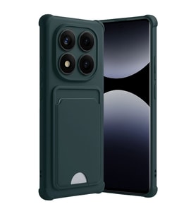 Xiaomi Redmi Note 14 Pro 4g Kelvin Kartvizitli Silikon - Koyu Yeşil