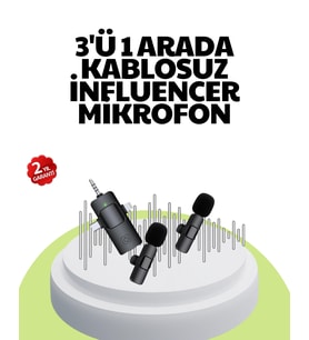 Çok Yönlü Mikrofon - Net Ses, Uzun Pil