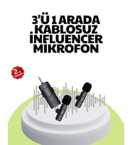 Çok Yönlü Mikrofon - Net Ses, Uzun Pil