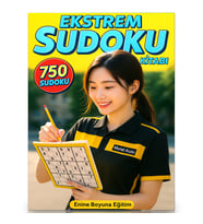 Ekstrem Sudoku Kitabı (Spiralli Kitap 750 Sudoku)