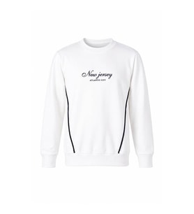 Trender New Jersey Baskı Biyeli 2 İp Ekru Kız Çocuk Sweatshirt 26YSS2000018