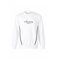 Trender New Jersey Baskı Biyeli 2 İp Ekru Kız Çocuk Sweatshirt 26YSS2000018