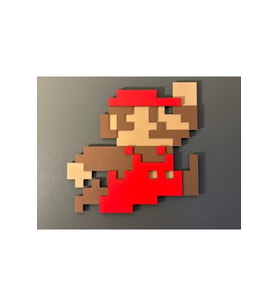 Süper Mario 8-Bit Dekor
