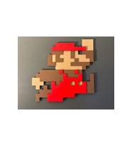 Süper Mario 8-Bit Dekor