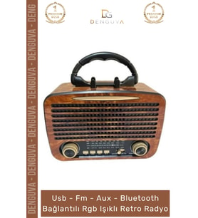 #Radyo Everton RT552 Bluetooth Nostalji Retro USB Güçlü Şarjlı Radyo Mp3 Player Müzik Kutusu