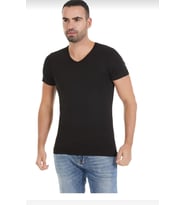 YILDIZ 481 ERKEK BAMBU V YAKA KISA KOL ATLET 10 ADET