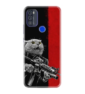 Reeder P13 Blue Max Pro 256GB Kılıf Silikon Desen Özel Seri Çılgın Kedi 1674