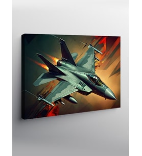 Kanvas Tablo Jet Uçakları Manevrası