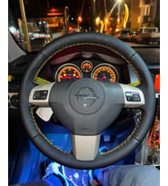 Opel Astra H Araca Özel Direksiyon Kılıfı (Orjinal Deri Sökülmesi Gerekmektedir ) (Karışık)