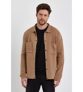 ALEXANDERGARDI TRİKO CEKET (E22-5700) (Camel)