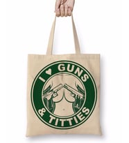 I Love Guns Bez Çanta Uzun Saplı