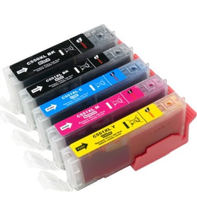 Xplus Canon Pixma İP7200 Kartuş Set 5 Renk Takım Muadil Yüksek Kapasite 550XL-551XL