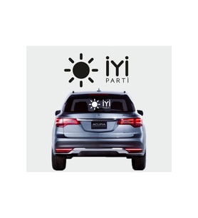 İyi Parti Logo Oto Sticker 35*20 Cm