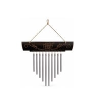 Kişiye Özel Bambu Metal Çubuklu Rüzgar Çanı No:1048 - 32x32cm