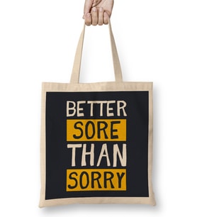 Better Sore Than Sorry Bez Çanta Uzun Saplı
