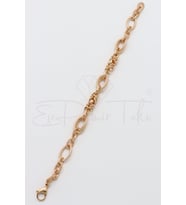 Rose Gold Renk Vıp Çelik Bileklik