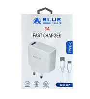 Şarj Adaptörü Type-C Quick Qualcomm 67 Watt Süper Hızlı BlueTeam BC-67