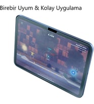 Lexroo iPad 11. Nesil iPad A16 İle Uyumlu Ekran Koruyucu 9h Temperli Kırılmaz Esnek Nano Cam