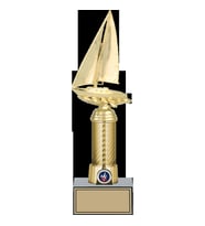 ODAK KUPA - Figürlü Kupalar - Yelken Figürlü Kupalar FG-008 C - 32 cm