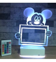 Çocuklara Özel Mıckey Mouse 16 Renk Dekoratif Lamba