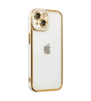 Apple İphone 14 Plus Kılıf Liva Lens Silikon - Beyaz