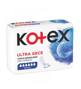 Kotex Ultra Ped Gece 6'lı