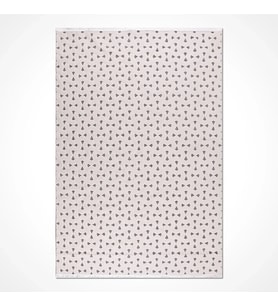 Makine Kaymaz Yıkanabilir Krem Geometrik Triko Salon Halısı Mutfak Halısı Koridor Halısı Yolluk HP01K