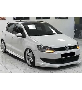 Vw Polo Aero Yan Marşpiyel Seti Mat Siyah Plastik 2009 ve 2017 arası