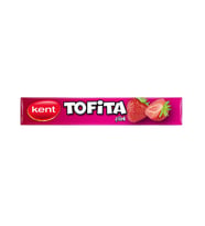 Kent Tofita Çilek Aromalı Şeker 47gr x 20 Adet (Çok Renkli)