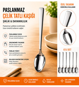 KISMET EGE TATLI KAŞIĞI 6`LI