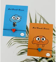 Darwin ve Gumball İkili Murano Arkadaşlık Bilekliği - Hediyelik