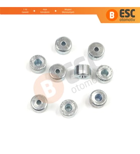 BCR008 Cam Kriko Kablo Halat Uç Pimi Tutma Perçini 6x3.5/1.7 mm 100 Adet