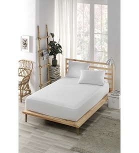 PARKER Sıvı Geçirmez Alez Yatak Koruyucu Yatak Saran Çarşaflı Fitted Pamuklu (tüm Ebatlar) (120x200)