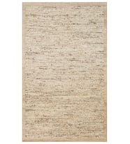 Bej Rengi Modern Stil Pütürlü Dokulu Salon Halısı Pamuk Yün Karışımlı Dış Mekan Koridor