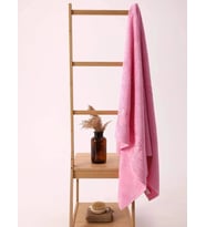 NİVEMESHOME PEMBE BAMBU BANYO HAVLUSU NURPAK