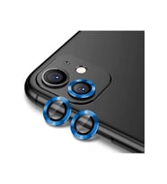 Apple iPhone 11 Uyumlu Zore CL-12 Premium Safir Parmak İzi Bırakmayan Anti-Reflective Kamera Lens Koruyucu (Mavi)