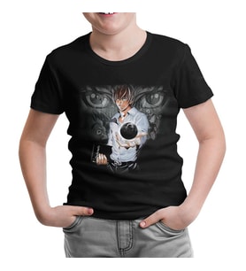 Death Note - 3 Siyah Çocuk Tshirt