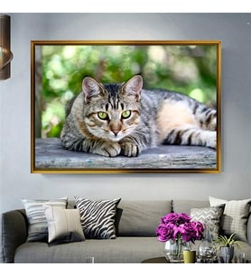 Altın Çerçeveli dekoratif tablo l1212 (Gold)