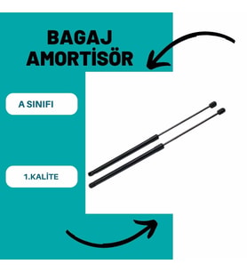Vw Passat Bagaj Amortisör Sağ Sol Takım 520N 2001-2005 3B5827550E