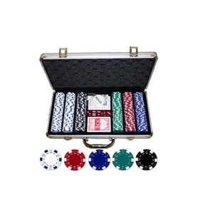 300 Chip Poker Seti Metal Çantalı
