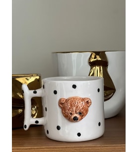Dev Boy Kahve Teddy Kafa 420ml Kupa