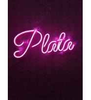 plata neon led yazı neon led tabela duvar dekoru