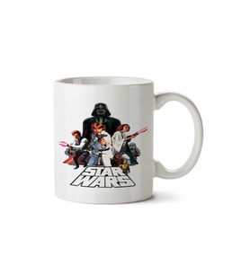 Star Wars Klasik iki Tarafı Baskılı Kupa Bardak